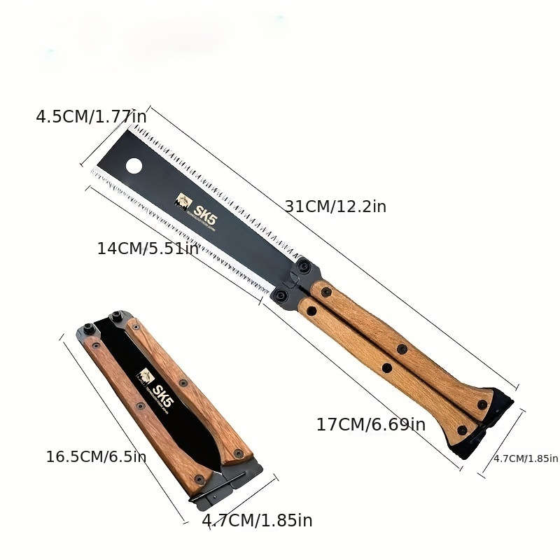Multifunctional Double-Sided Folding Saw