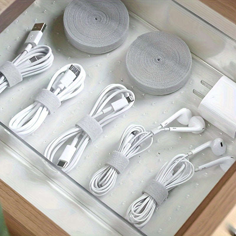 Adjustable Reusable Nylon Cable Ties 1 Roll