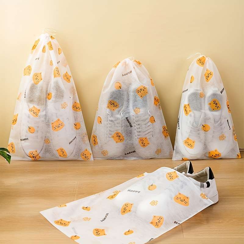 10-Piece Hanging Shoe Storage Bag Set