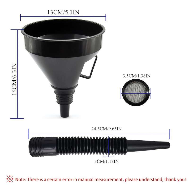 Flexible Pp Material Automobile Oil Funnel