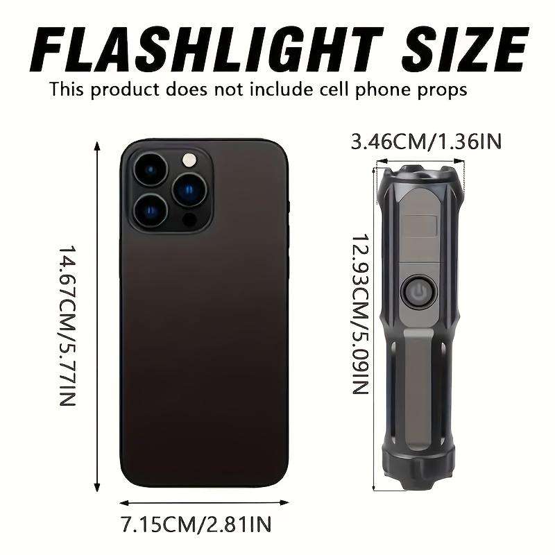 1 Piece Zoomable Flashlight