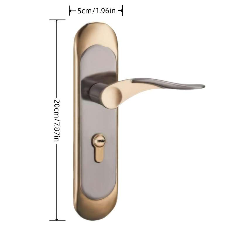 Modern Double Door Lock Set