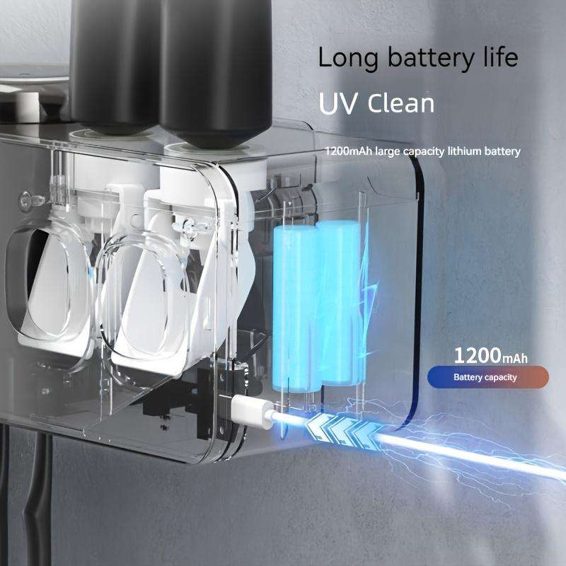 Smart Contactless Toothbrush And Drying Rack