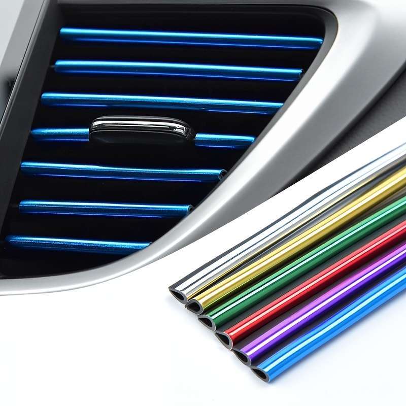 10 Pack 20cm Car Air Conditioner Vent Decorative Strips