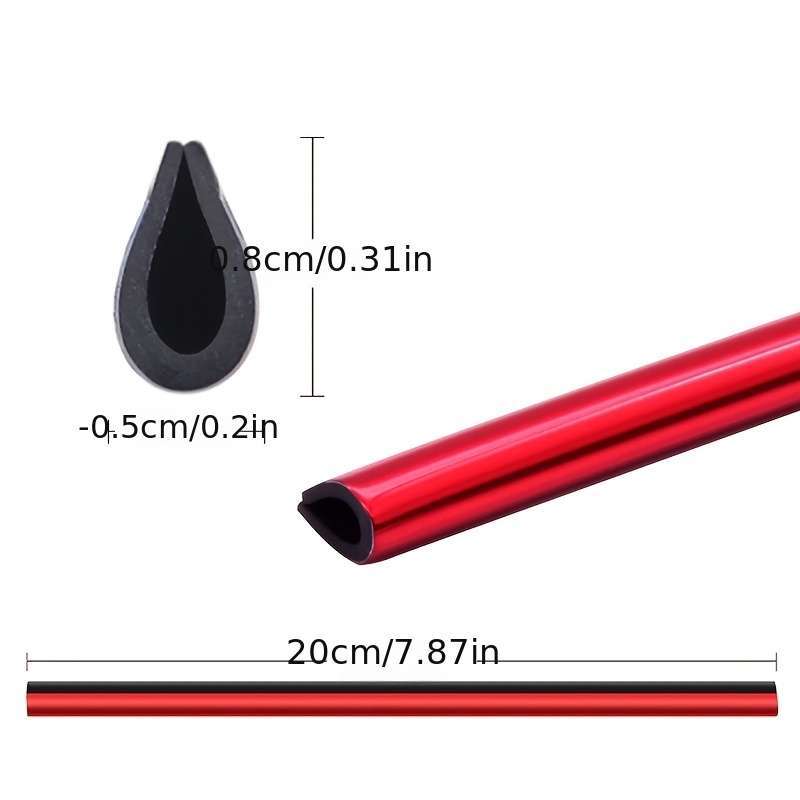 10 Pack 20cm Car Air Conditioner Vent Decorative Strips