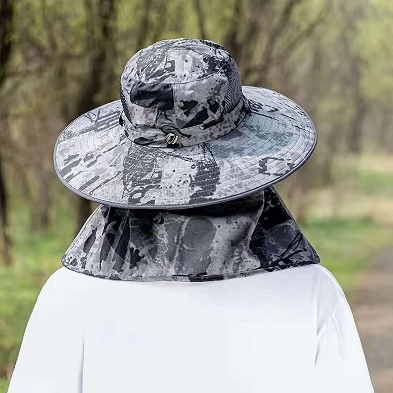 Men's Camouflage Sun Protection Bucket Hat
