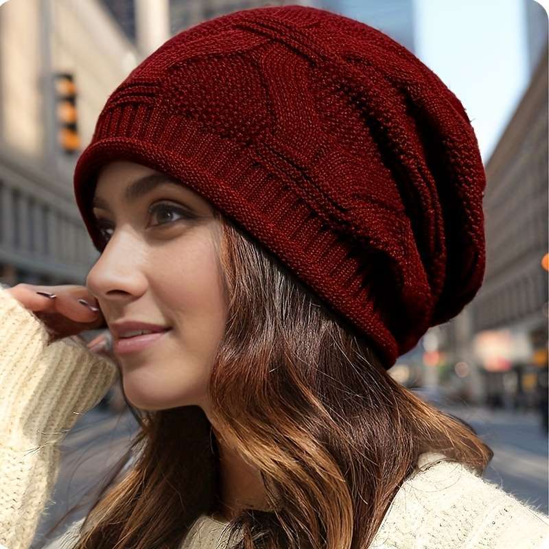 1 x Women's Holiday Acrylic Knit Beanie