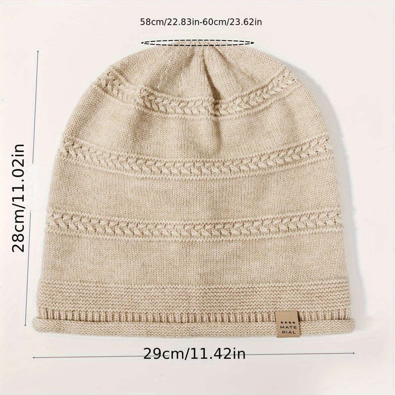 Cozy Knitted Hat With Ear Flaps