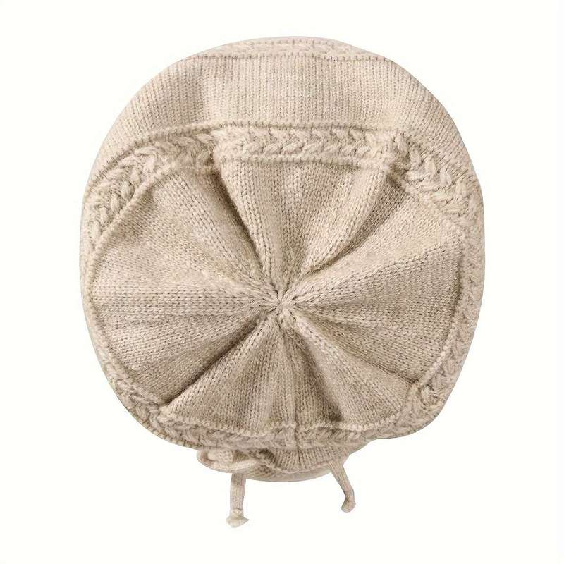 Cozy Knitted Hat With Ear Flaps