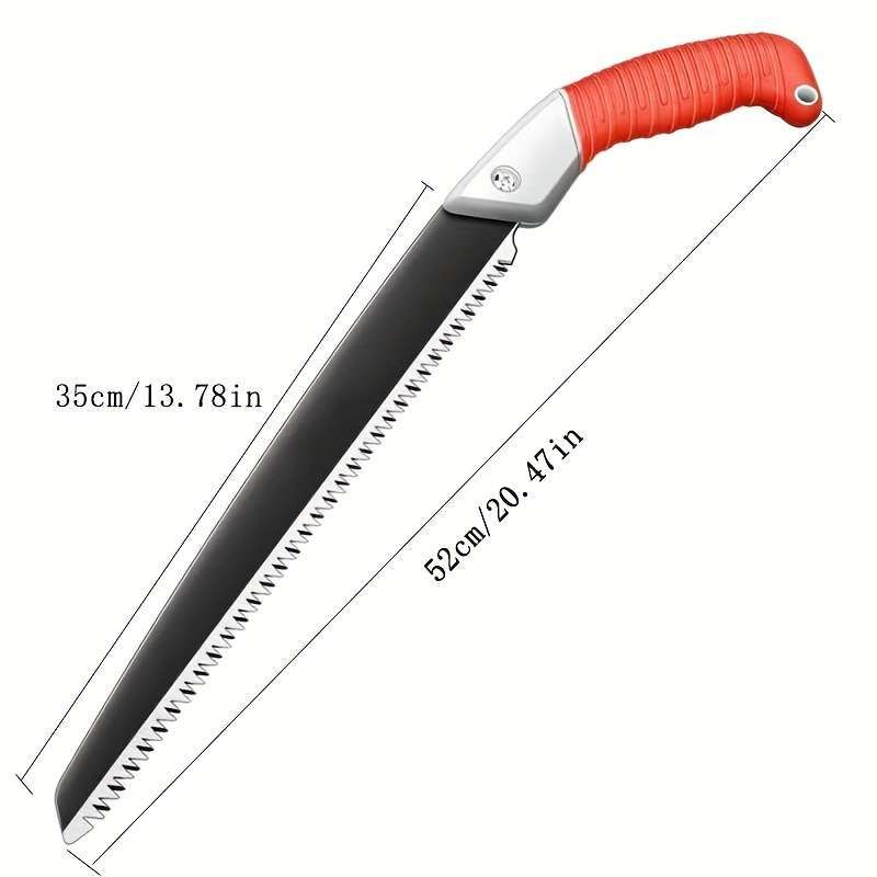 Manganese Steel Pruning Saw With Red Handle