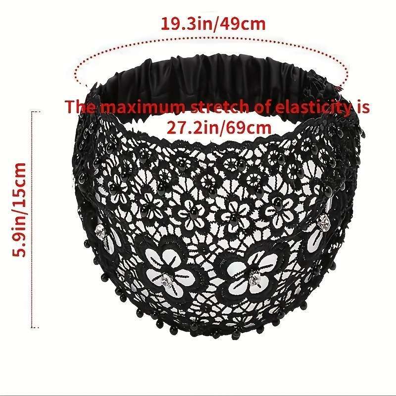 Elegant Boho Wide Lace Headband