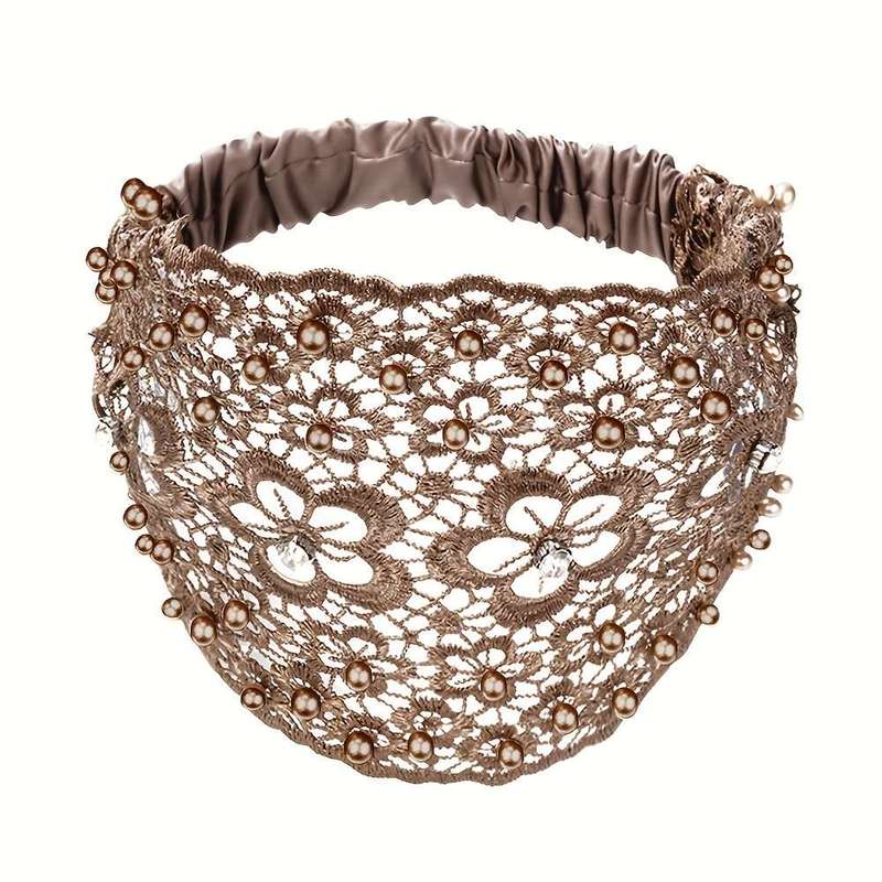 Elegant Boho Wide Lace Headband