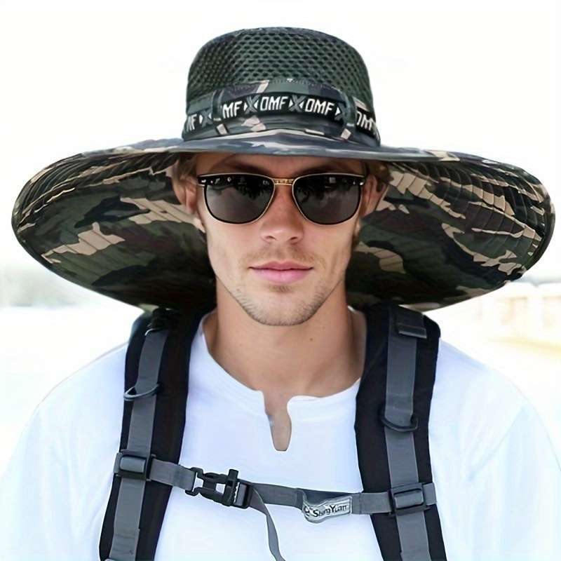 Men's Summer Wide Brim Fishing Hat