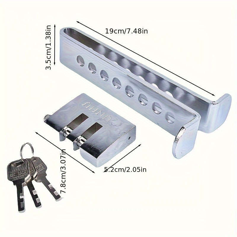 Stainless Steel Key Lock Car Anti-Theft Device
