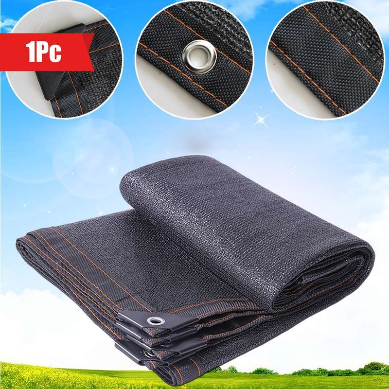 1pcs 85% Uv Protection Balcony Shade Sail Mesh Awning Sunshade Garden Patio Pool Mesh Awning