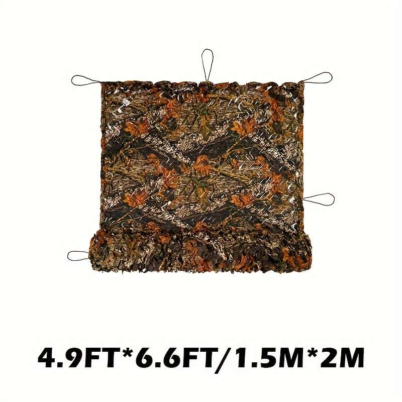 Tree Shape Camouflage Netting With Mesh Lanyard - Great For Fence Decoration