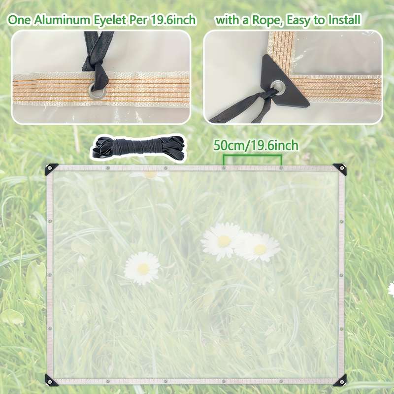 Durable Transparent Pe Tarpaulin