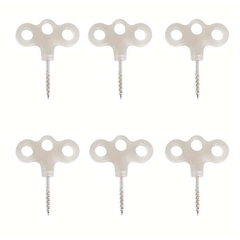 6 Pcs Glow Nails For Camping Deck