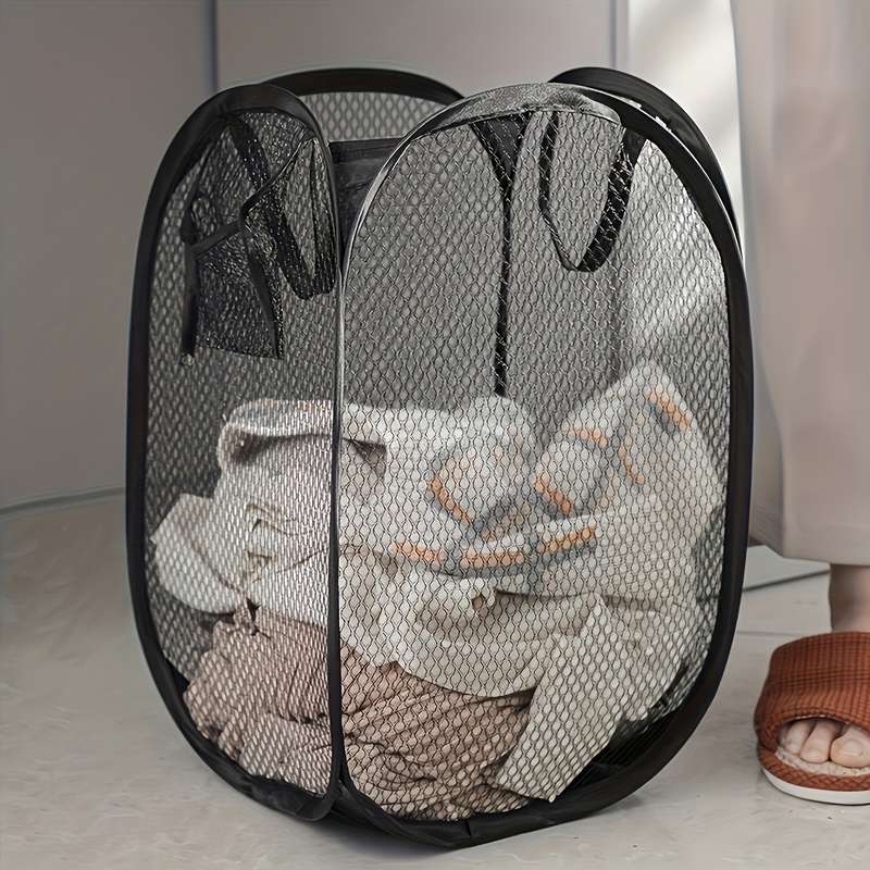 Extra Large Pop-Up Laundry Basket With Handles