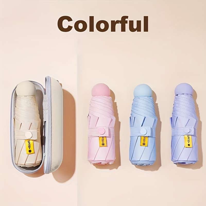 1pcs Multifunctional Uv Protection Folding Umbrella