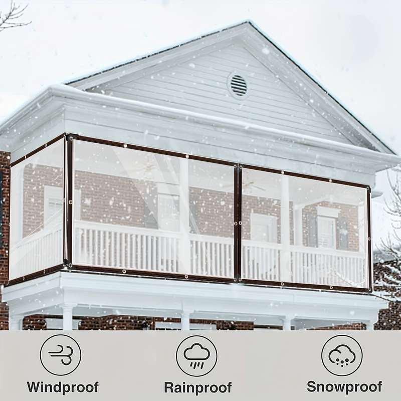 Transparent Waterproof Tarpaulin