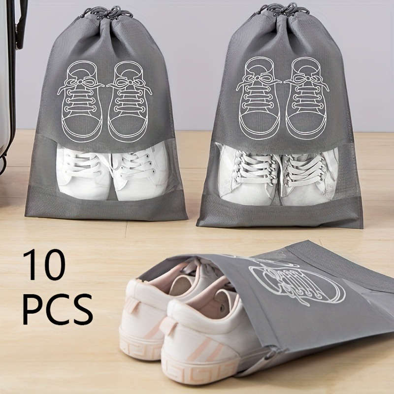 Durable Grey Shoe Bag