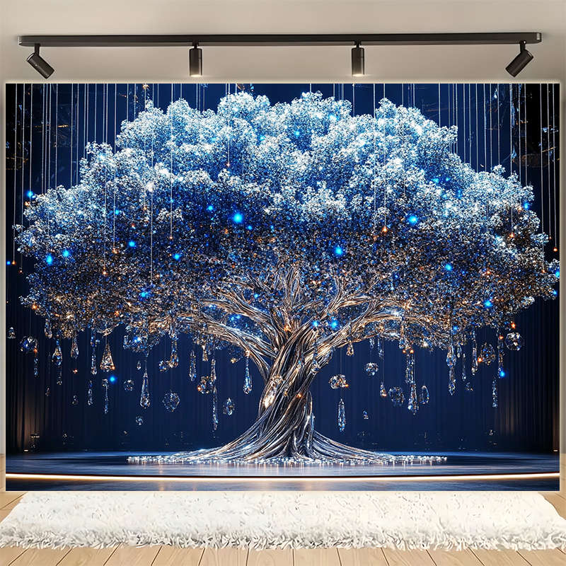 1 Tree Of Life Tapestry With Diamonds