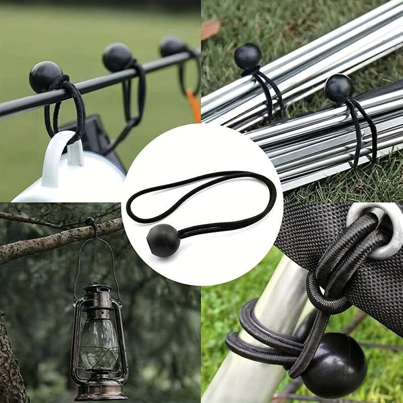 10-Pack Elastic Ball Cord