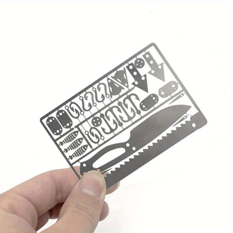 Stainless Steel Multi-Function Tool Card