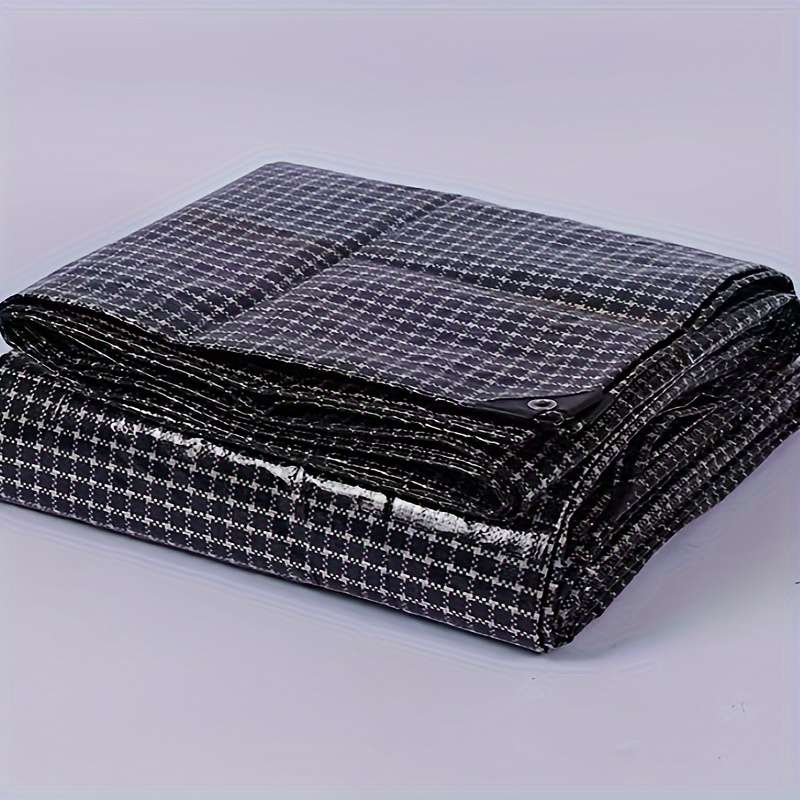 1 Heavy Duty Black And White Check Tarp
