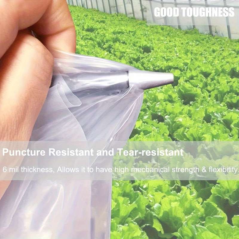 1 Pack Of Farm Clear Greenhouse Plastic