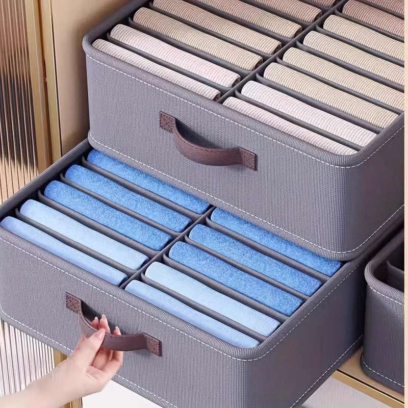 28 Compartments Large Nylon Storage Basket