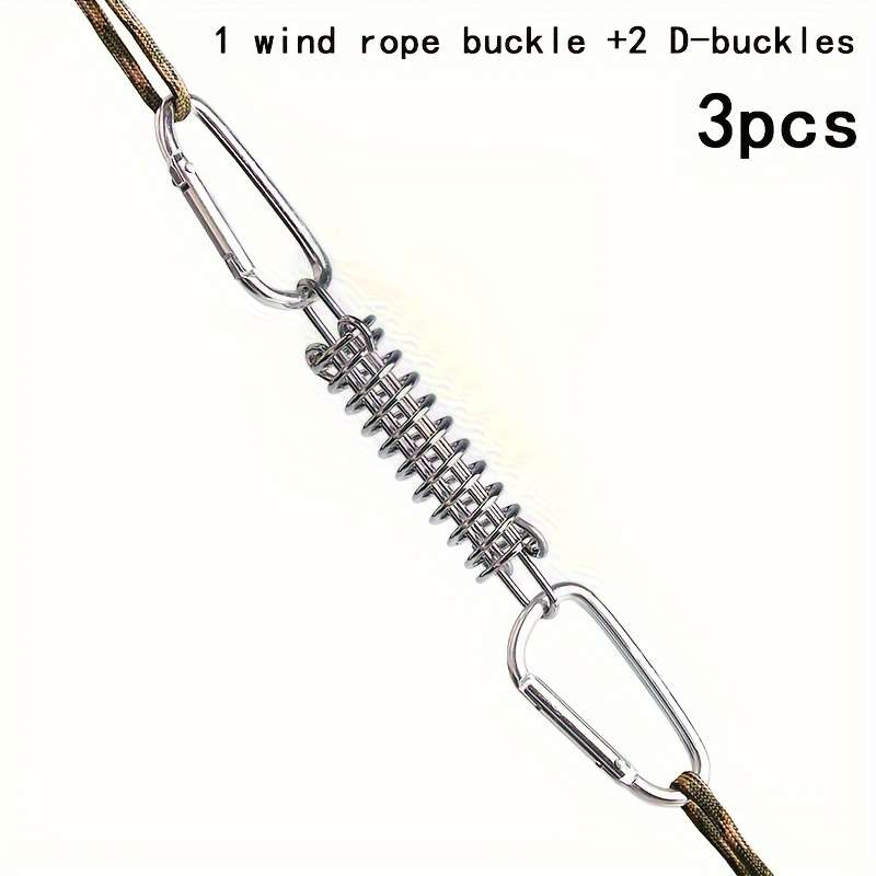 3-Pack Tent Strong Wind Spring Wind Rope Buckle
