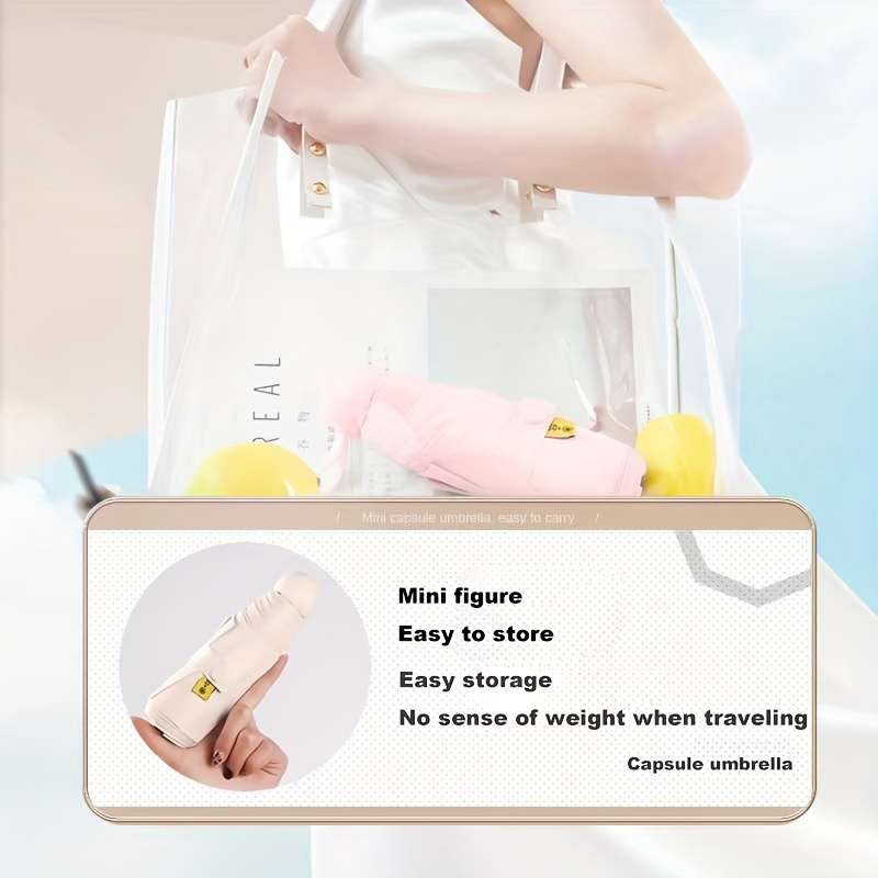 1pcs Multifunctional Uv Protection Folding Umbrella