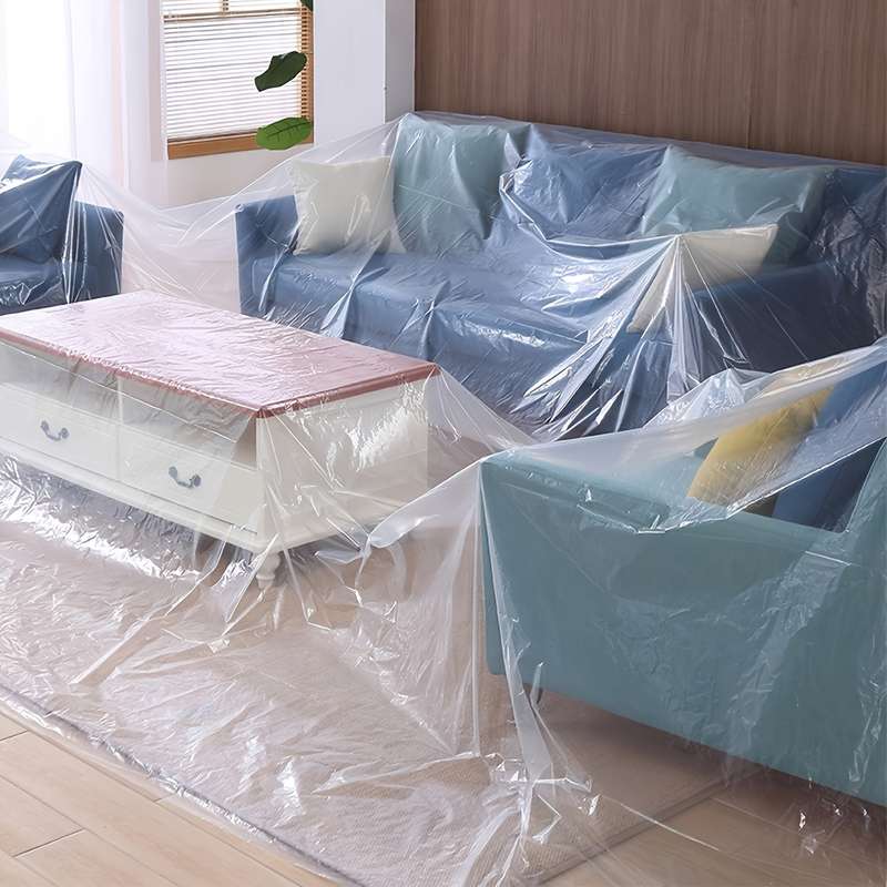1 Piece Of Durable Clear Plastic Sheeting