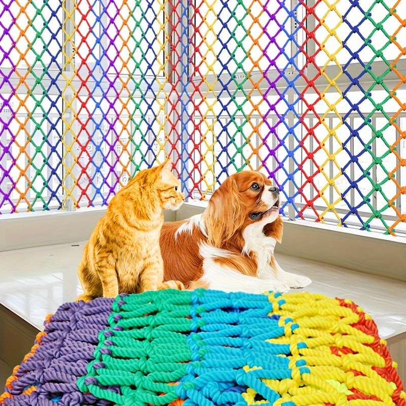 Colorful Nylon Climbing Net For Plants And Decoration