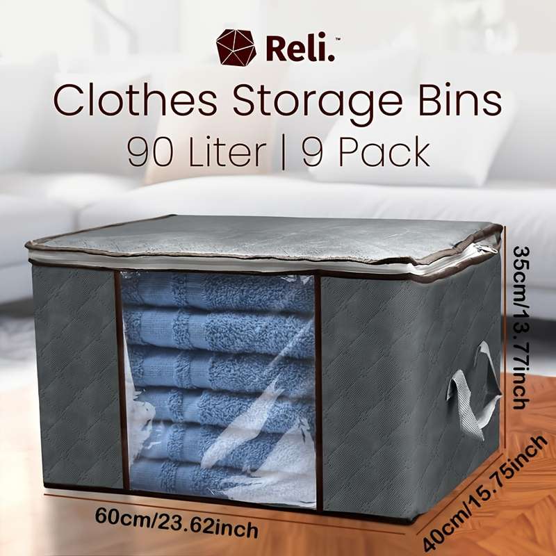 Extra Large 90L Storage Bag For Easy Access - Dust And Moisture Proof