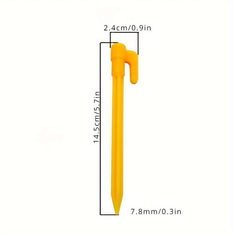 4 Pieces Outdoor Camping Tent Pegs