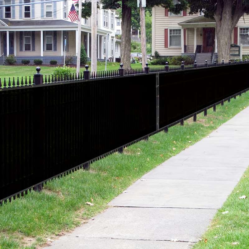 Black Heavy Duty Privacy Screen Fence Net