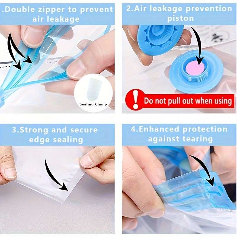 Vacuum Storage Bag With Handheld Pump
