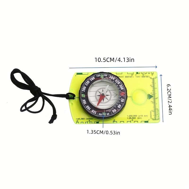 1 Piece Of Compass With Map Scale
