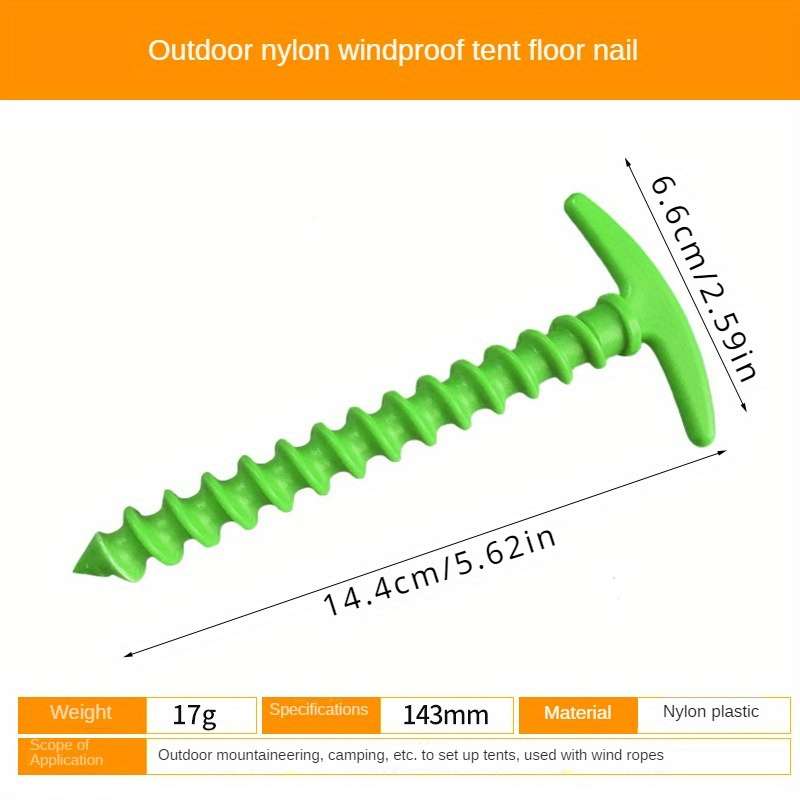 5-Pack Nylon Tent Stakes