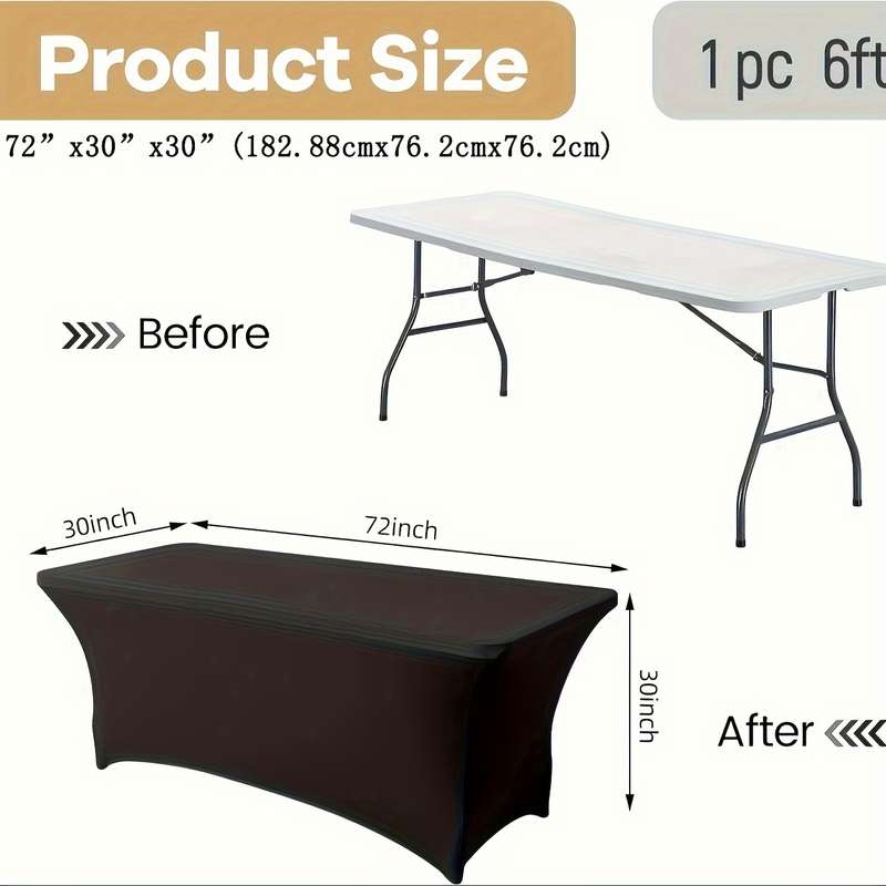 Stretchy And Wrinkle-Resistant Spandex Tablecloth