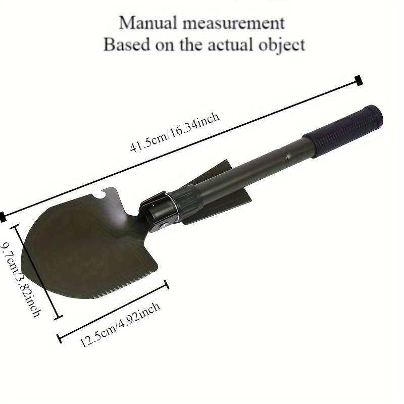 3-Piece Folding Shovel Set With Compass