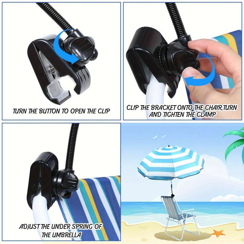 1 Pc Waterproof Beach Chair Parasol