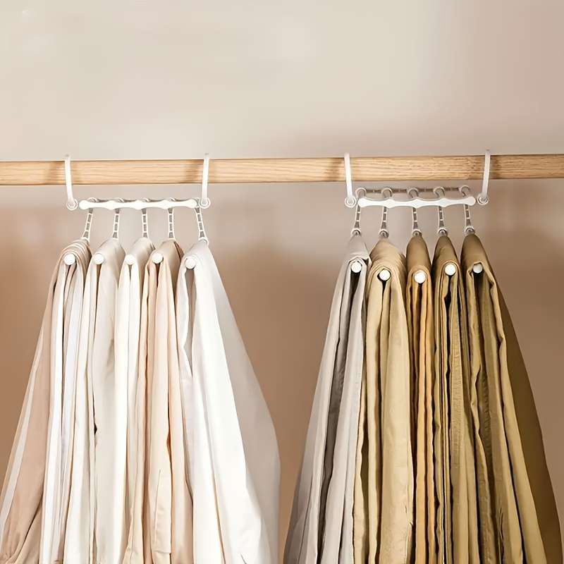 1 Space-Saving 9-Tier Metal Trouser Rack