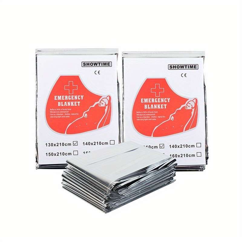 2-Pack Outdoor Emergency Blanket