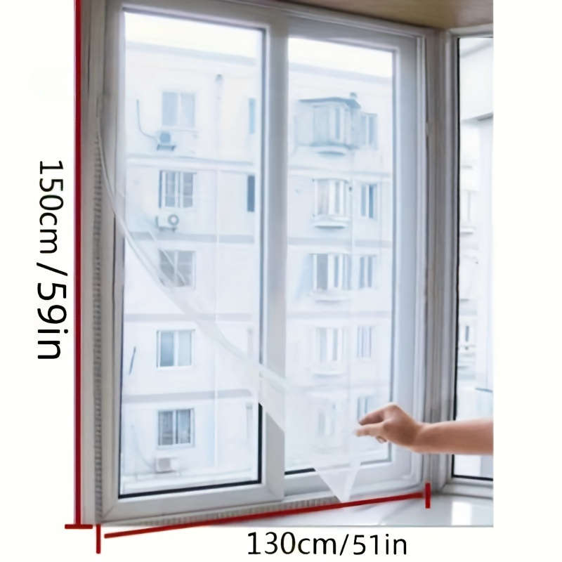 Easy To Install Self-Adhesive Window Screens