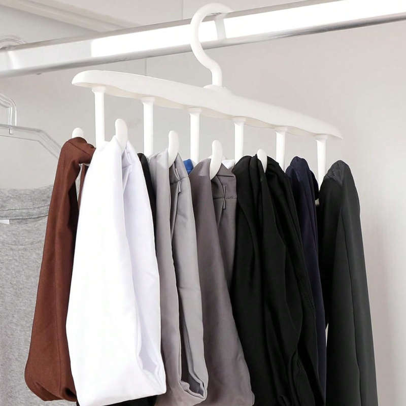 1 Piece Space Saving Plastic Closet Organizer