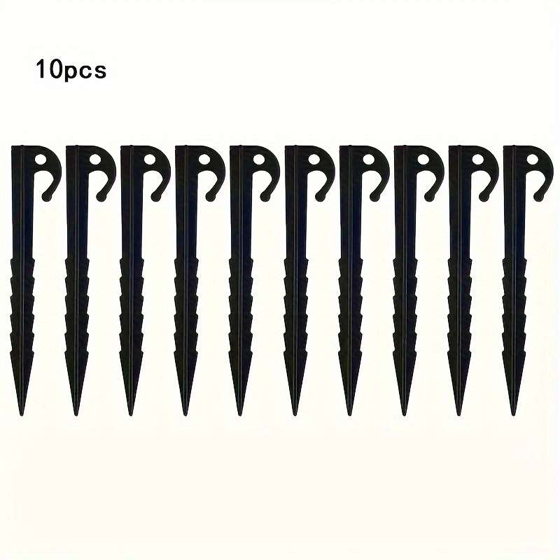 Heavy Duty 5-Inch Tent Pegs With Sharp Hooks